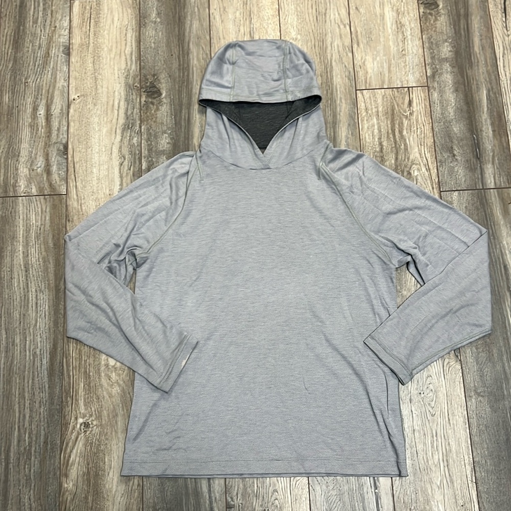 LULULEMON LIGHT HOODIE SMALL BLEACH STAIN